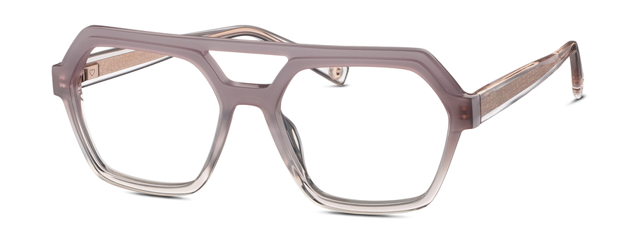 Lunettes Vintage Brendel 261 - Monture Argent/or Ovale, Métal - NOS (neuf Sans étiquette)